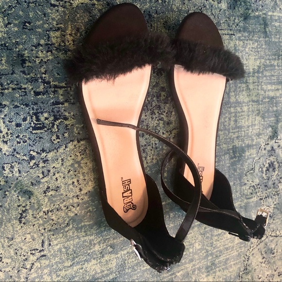 Brash Shoes - brash faux fur sandals